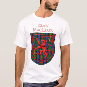 MacLaren Tartan Scottish Plaid Lion Rampant T-Shirt