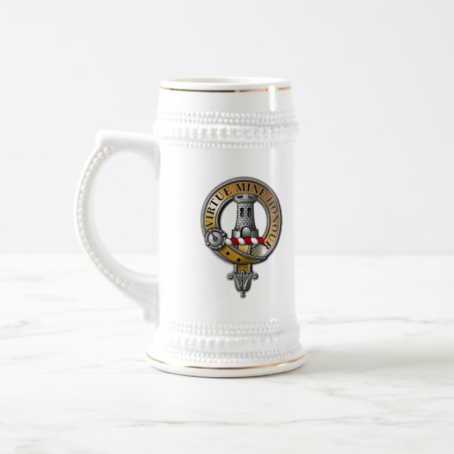 MacLean Crest Badge Beer Stein (Left)
