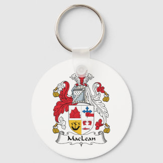 MacLean Family Crest Key Ring