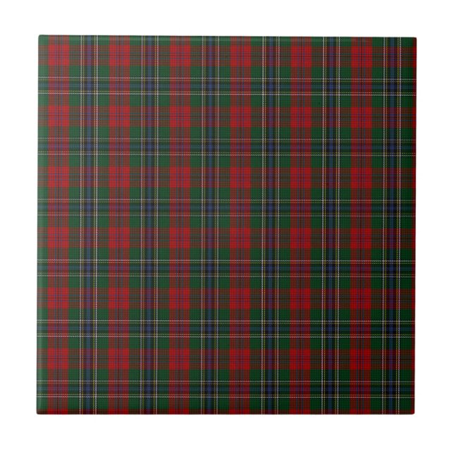 MacLean / McLean Clan Family Tartan Tile (Front)