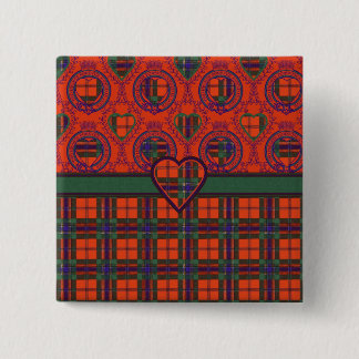 Maclean of Duart Plaid Scottish tartan 15 Cm Square Badge