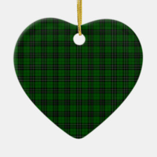 MacLean Tartan Ceramic Tree Decoration