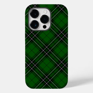 MacLean Tartan Green and Black Plaid Case-Mate iPhone 14 Pro Case