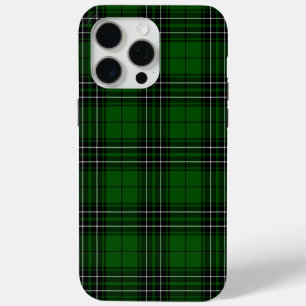 MacLean Tartan Green and Black Plaid iPhone 15 Pro Max Case
