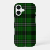 MacLean Tartan Green and Black Plaid