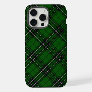 MacLean Tartan Green and Black Plaid iPhone 15 Pro Max Case