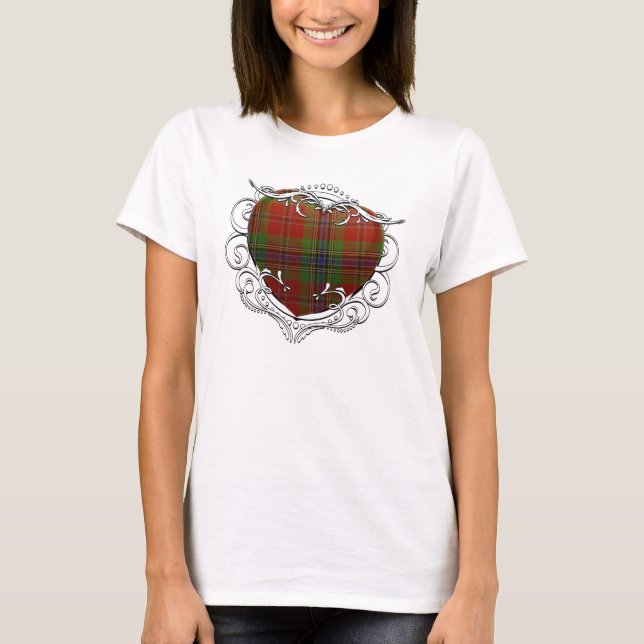 MacLean Tartan Heart T-Shirt (Front)