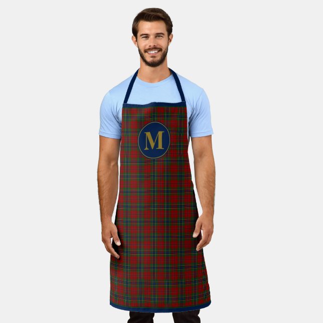 Maclean Tartan Scottish Modern MacLean of Duart Apron (Worn)