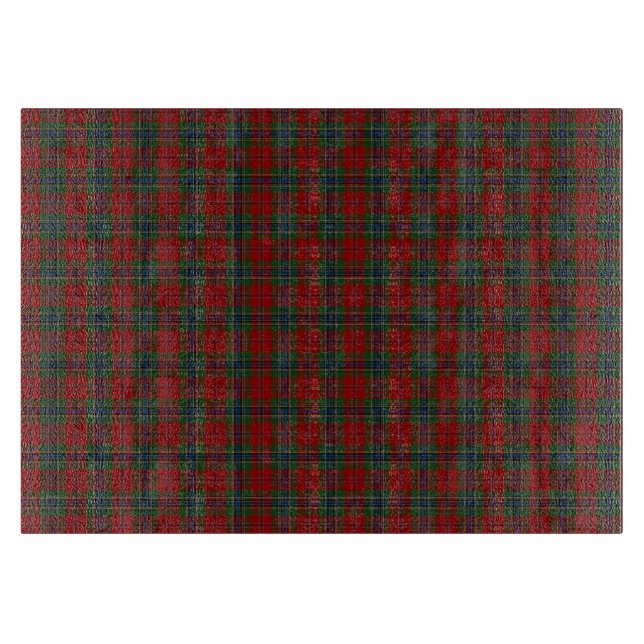 Maclean Tartan Scottish Modern MacLean of Duart Cutting Board (Front)