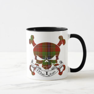 MacLean Tartan Skull Mug