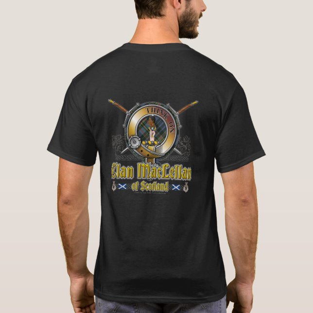 MacLellan Clan Badge T-Shirt (Back)