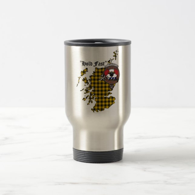 MacLeod Clan Badge Travel Mug (Center)