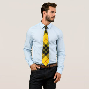 MacLeod Clan Tartan Plaid Pattern Tie