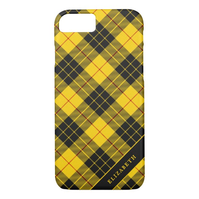 MacLeod Clan Tartan Scottish Plaid Case-Mate iPhone Case (Back)