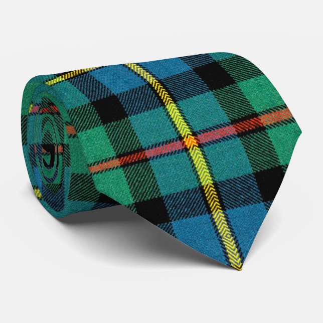  MacLeod of Harris Ancient Heavy Weight Tartan Tie (Rolled)