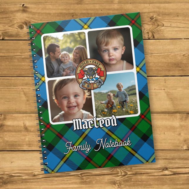 MacLeod of Harris Family Photo Collage Notebook (Creator Uploaded)