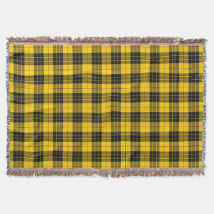 MacLeod Scottish Clan Tartan Plaid Pattern Throw Blanket