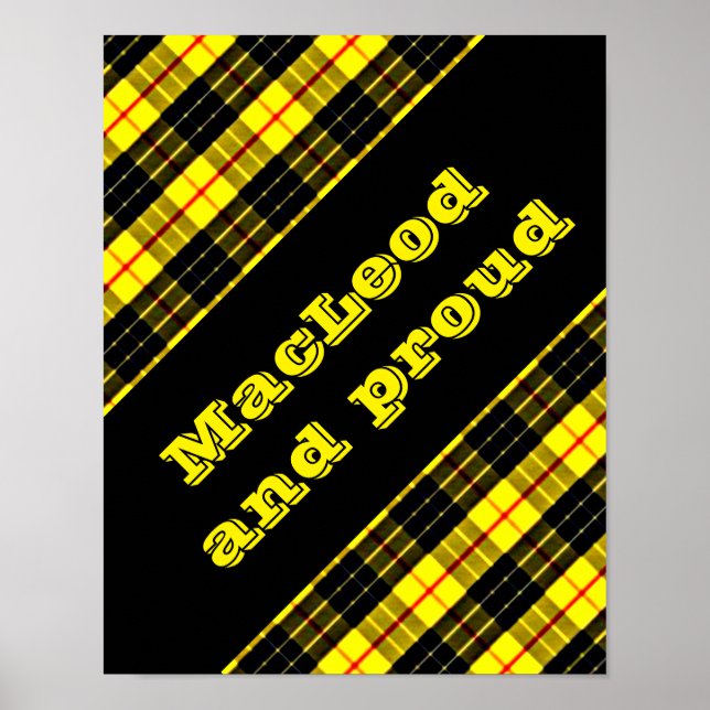 MacLeod Tartan Lewis Poster (Front)