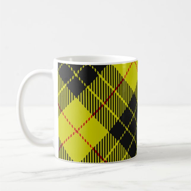 MacLeod tartan pattern Coffee Mug (Left)