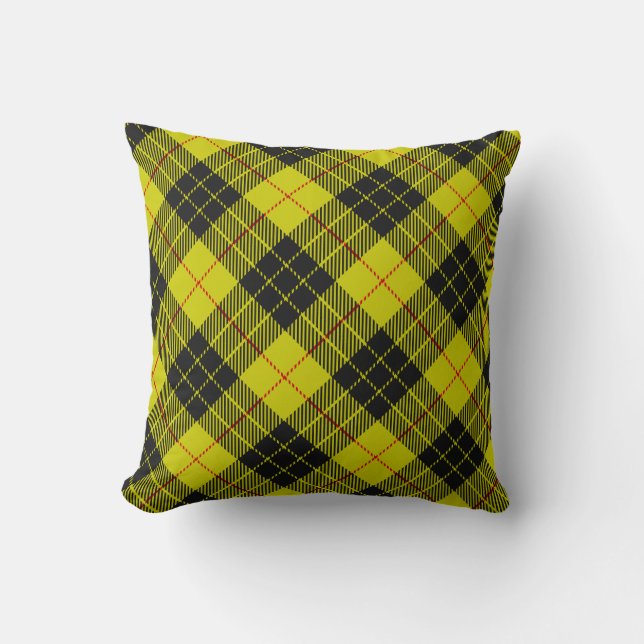 MacLeod tartan pattern Cushion (Front)