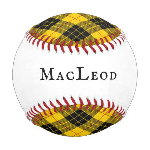 MacLeod Tartan Plaid Clan Scottish Baseball