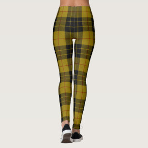 MacLeod tartan plaid Leggings