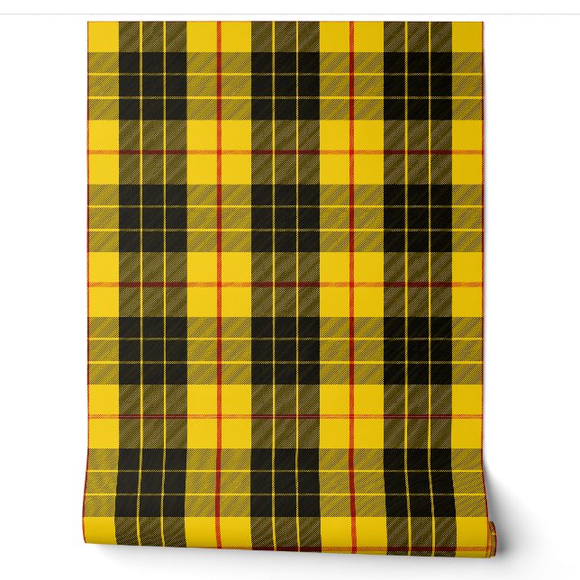 MacLeod Tartan Plaid Scottish Clan Wallpaper (Unrolling)