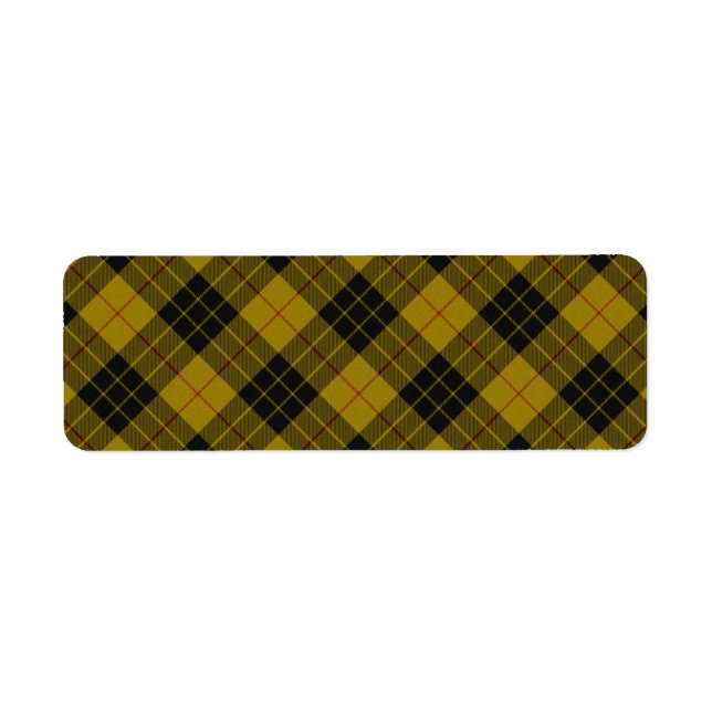 MacLeod tartan yellow black plaid (Front)