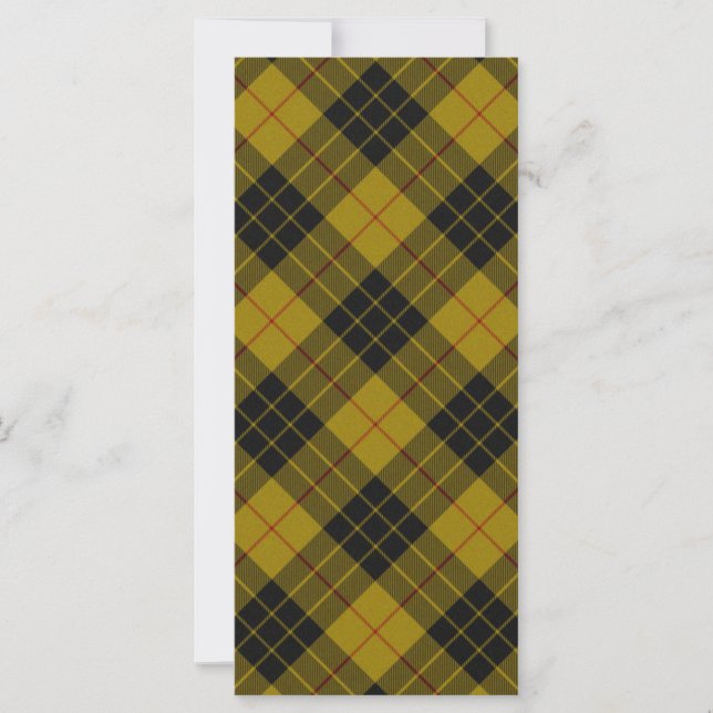 MacLeod tartan yellow black plaid (Front)
