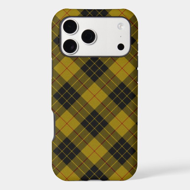 MacLeod tartan yellow black plaid (Back)