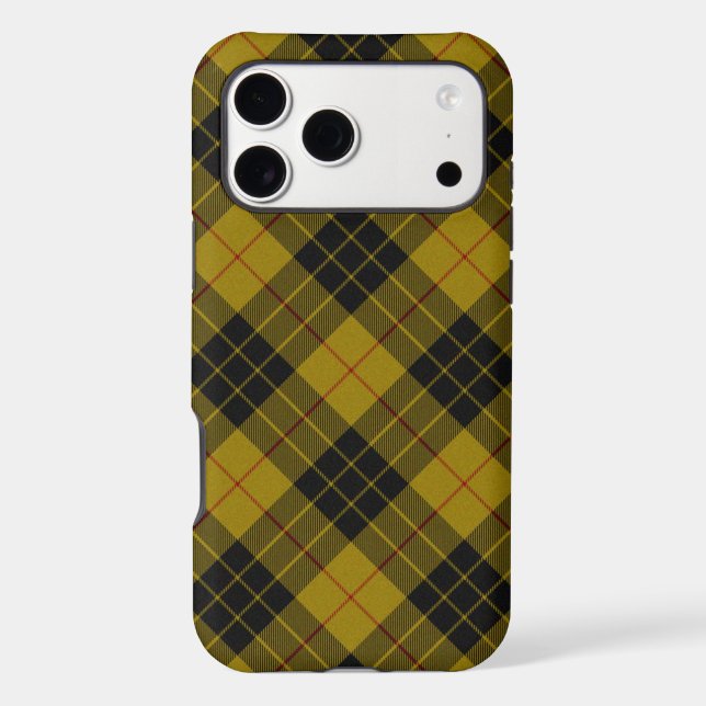 MacLeod tartan yellow black plaid (Back)
