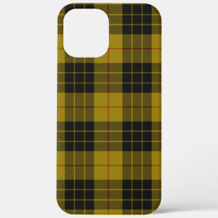 MacLeod tartan yellow black plaid iPhone 12 Pro Max Case