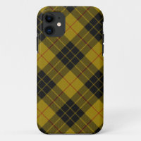 MacLeod tartan yellow black plaid