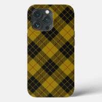 MacLeod tartan yellow black plaid