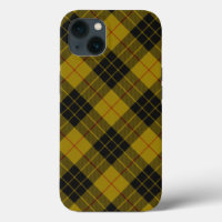MacLeod tartan yellow black plaid