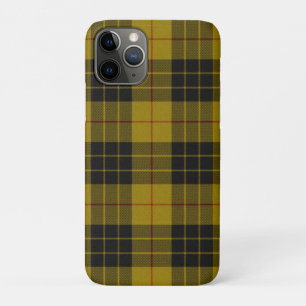 MacLeod tartan yellow black plaid Case-Mate iPhone Case