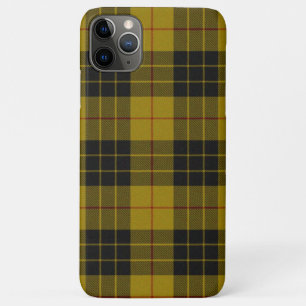 MacLeod tartan yellow black plaid Case-Mate iPhone Case