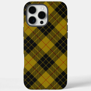 MacLeod tartan yellow black plaid iPhone 16 Pro Max Case