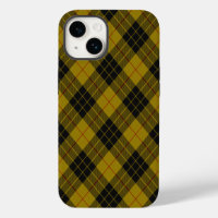 MacLeod tartan yellow black plaid