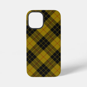 MacLeod tartan yellow black plaid iPhone 12 Mini Case