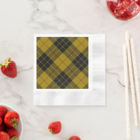 MacLeod tartan yellow black plaid