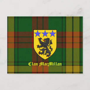 MacMillan Tartan Coat of Arms Postcard