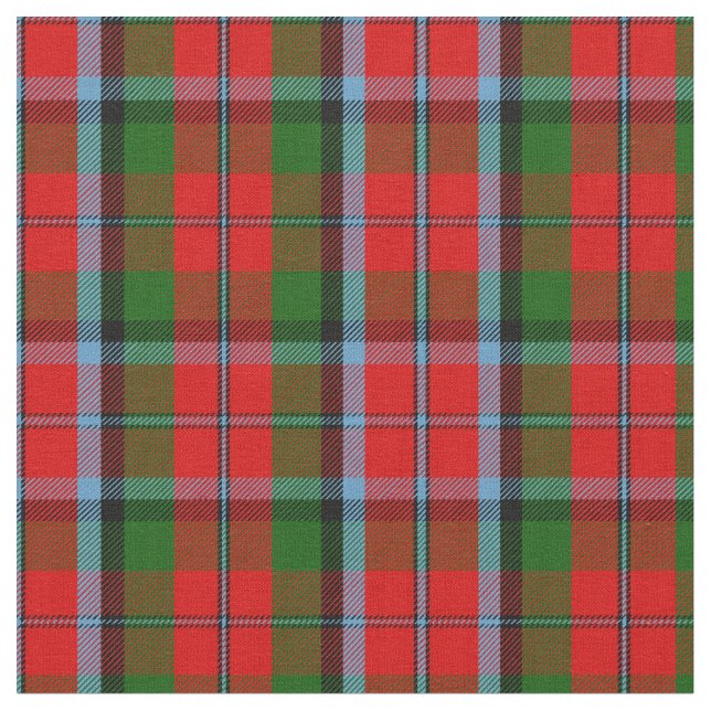 MacNaughton Tartan Print Fabric (Close Up)