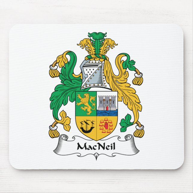 MacNeil Family Crest Mouse Pad (Front)