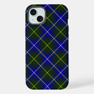Macneil of Barra tartan blue green plaid iPhone 15 Plus Case