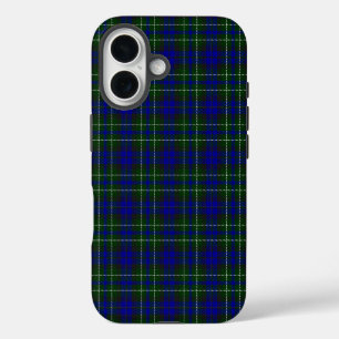 Macneil of Colonsay tartan blue green plaid iPhone 16 Case