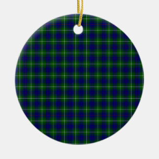 MacNeil Tartan Ceramic Tree Decoration