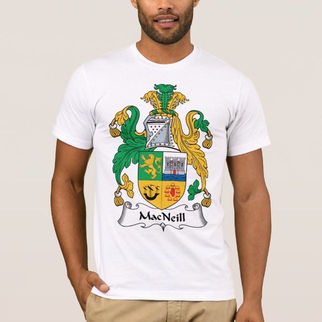 MacNeill Family Crest T-Shirt (Front)