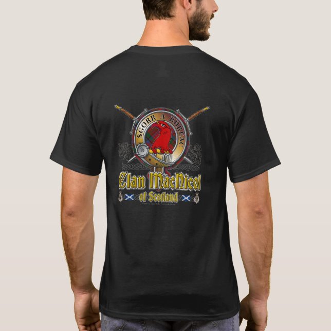 MacNicol Clan Badge T-Shirt (Back)