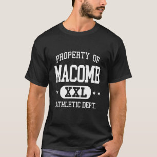Macomb Retro Athletic Property Dept  1 T-Shirt